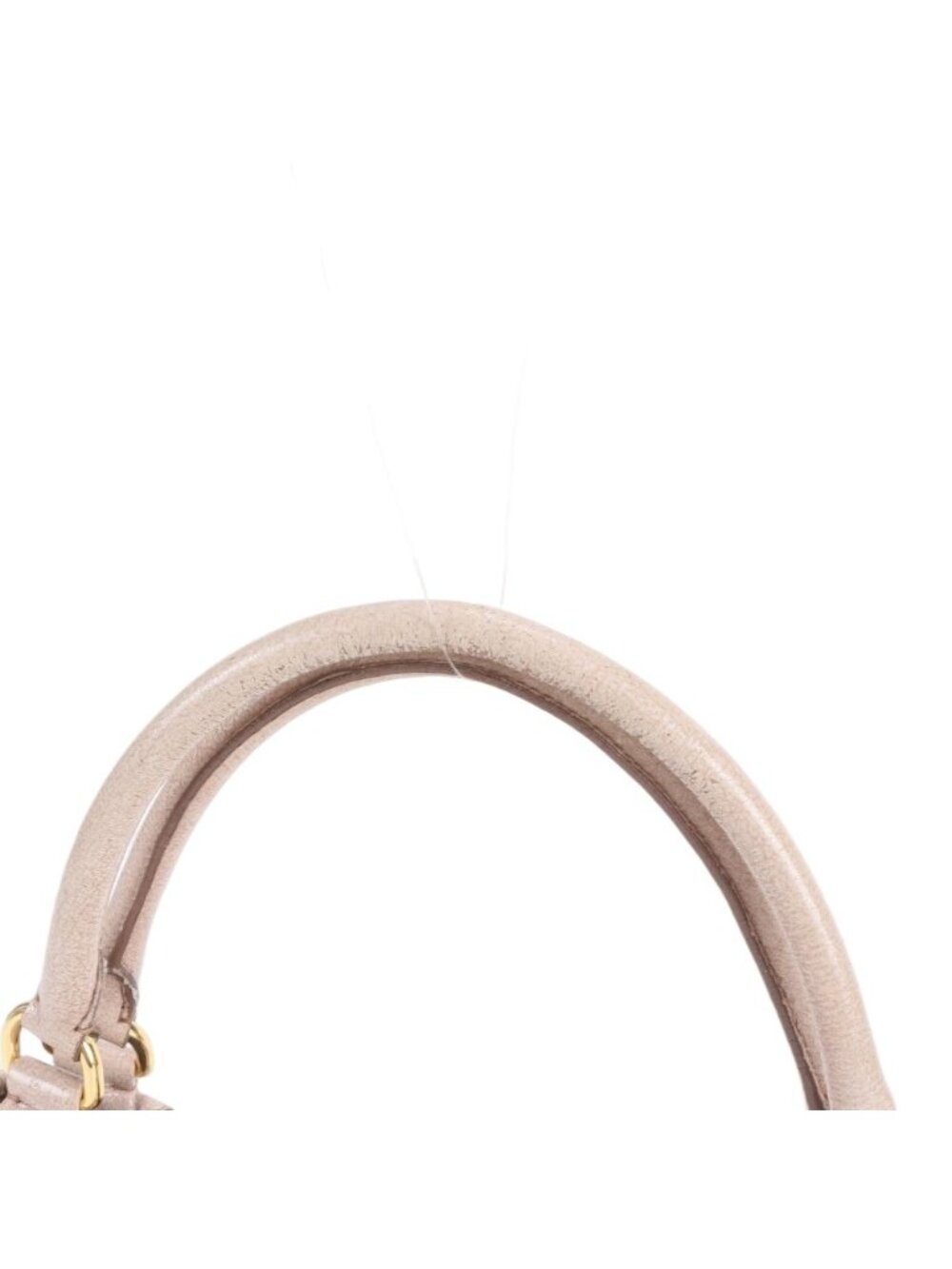 ★SOLD★ Prada Gathered Leather Tote Shoulder Hand Pink Gold - Picture 2 of 8